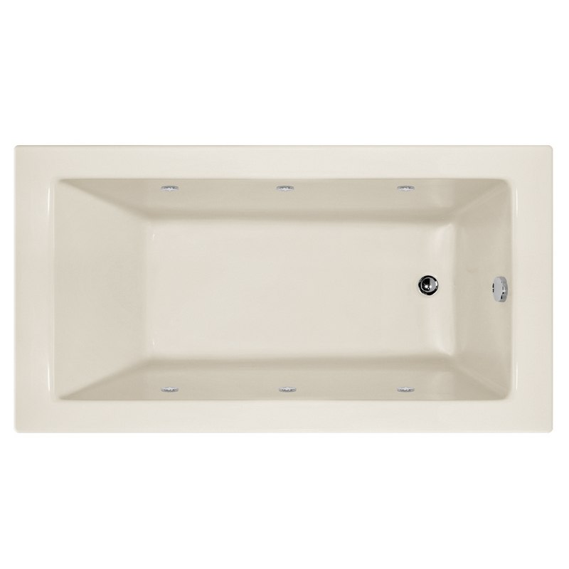 HYDRO SYSTEMS SYD7236ACO-RH DESIGNER COLLECTION SYDNEY 72 X 36 INCH ACRYLIC ALCOVE BATHTUB WITH COMBO SYSTEM , RIGHT HAND DRAIN