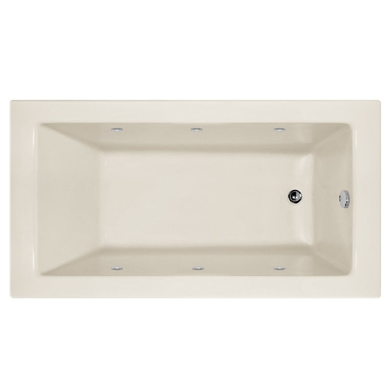 HYDRO SYSTEMS SYD7236ACO-RH DESIGNER COLLECTION SYDNEY 72 X 36 INCH ACRYLIC ALCOVE BATHTUB WITH COMBO SYSTEM , RIGHT HAND DRAIN