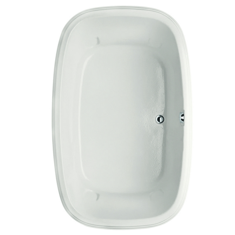 HYDRO SYSTEMS SYL6038ATA DESIGNER COLLECTION SYLVIA 60 X 38 INCH ACRYLIC DROP-IN BATHTUB WITH THERMAL AIR SYSTEM