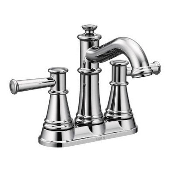 MOEN 6401 BELFIELD TWO-HANDLE HIGH ARC BATHROOM FAUCET