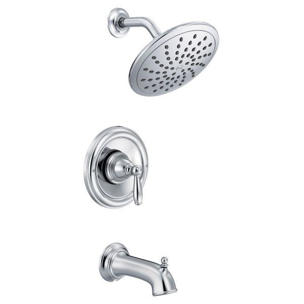 MOEN T2253EP BRANTFORD ECO-PERFORMANCE POSI-TEMP PRESSURE BALANCE TUB AND SHOWER PACKAGE