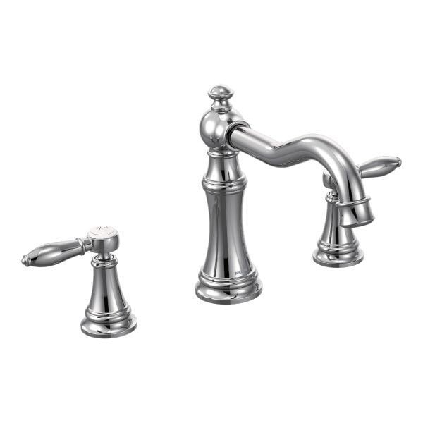 MOEN TS22103 WEYMOUTH TWO-HANDLE ROMAN TUB FILLER