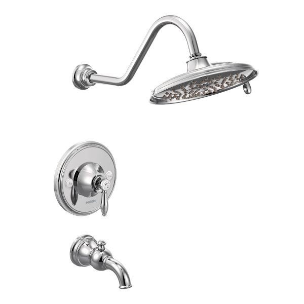 MOEN TS32104EP WEYMOUTH ECO-PERFORMANCE POSI-TEMP PRESSURE BALANCE TUB AND SHOWER PACKAGE