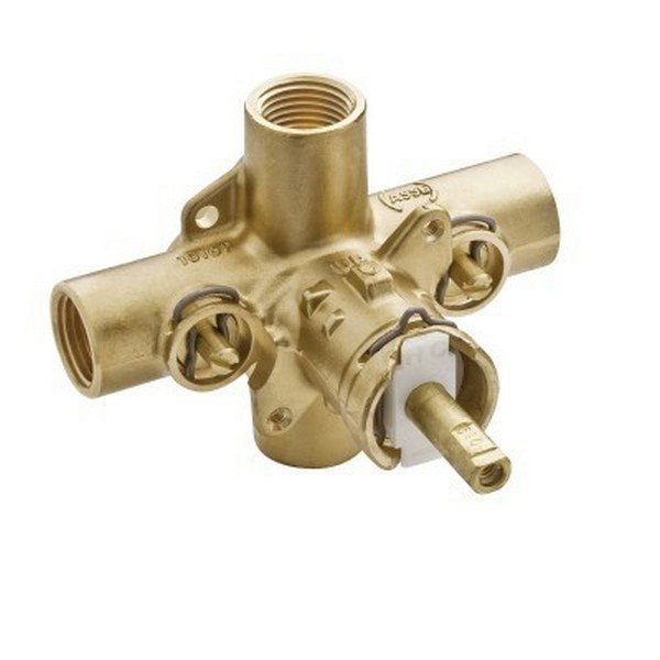 MOEN 2590 M-PACT POSI-TEMP 1/2 INCH PRESSURE BALANCING IPC CONNECTION - WITH STOPS