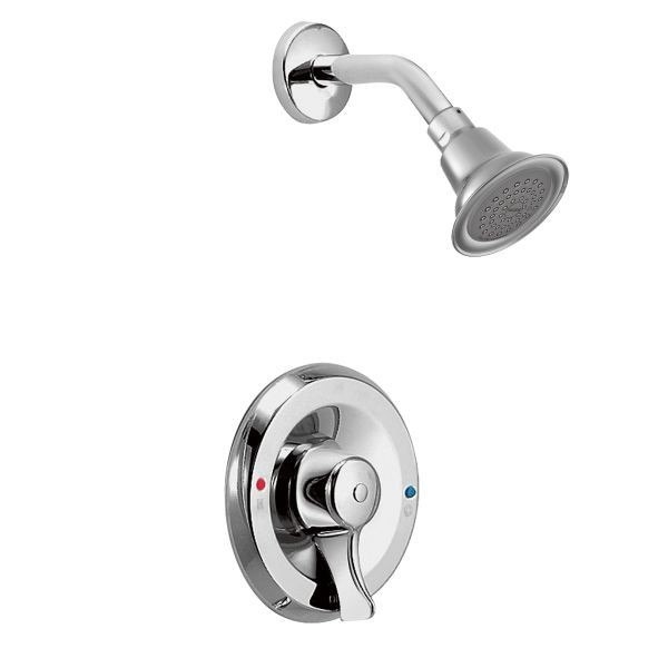MOEN 8375EP15 COMMERCIAL ECO-PERFOMANCE POSI-TEMP PRESSURE BALANCE SHOWER PACKAGE IN CHROME