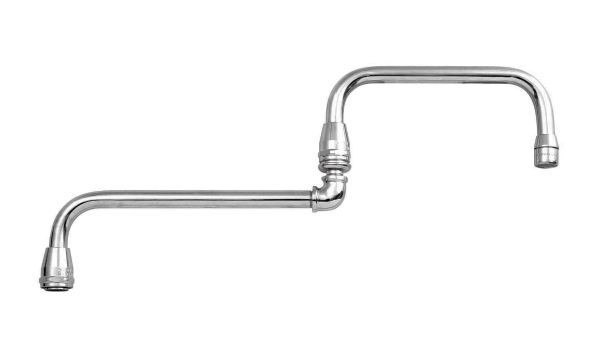 MOEN S0012 MDURA 7.75 INCH COMMERCIAL DOUBLE BEND SPOUT IN CHROME