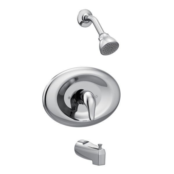 MOEN TL2369EP CHATEAU ECO-PERFORMANCE POSI-TEMP PRESSURE BALANCE TUB AND SHOWER PACKAGE IN CHROME