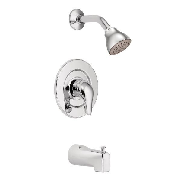 MOEN TL471EP CHATEAU ECO-PERFORMANCE STANDARD PRESSURE-BALANCE TUB AND SHOWER PACKAGE IN CHROME