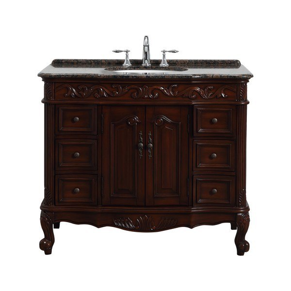 Modetti Mod3882sb 48 Buckingham Inch, Ornate Bathroom Vanities With Sink