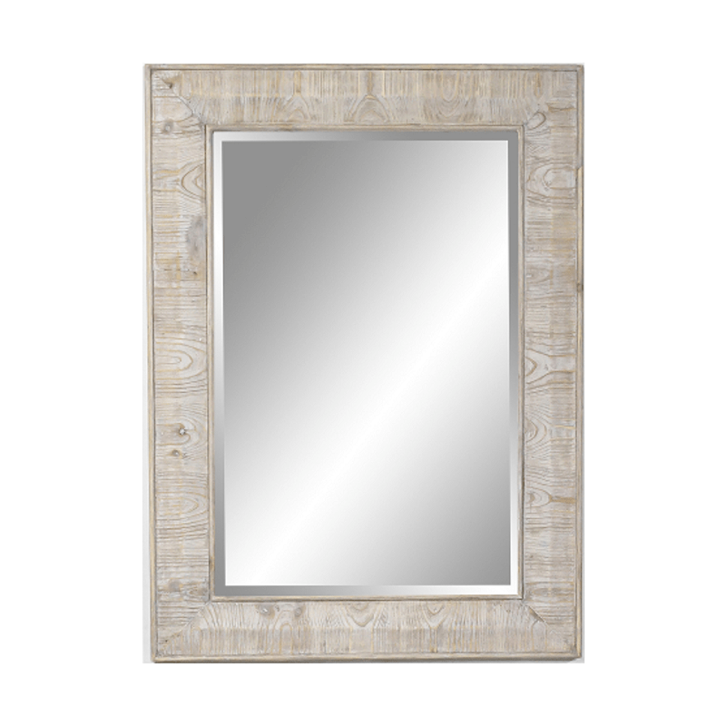 INFURNITURE WK8126M 26 x 36 INCH SOLID RECYCLED FIR MIRROR