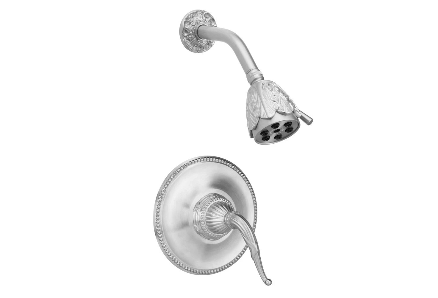 PHYLRICH PB3137 RIBBON & REED WALL MOUNT PRESSURE BALANCE SHOWER SET WITH LEVER HANDLE