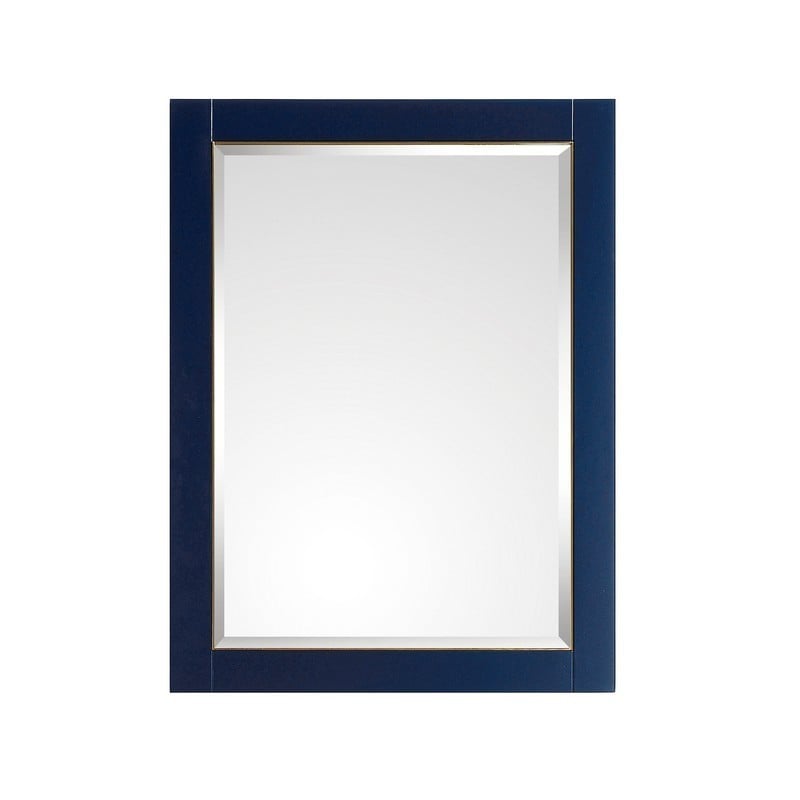 AVANITY 18123-M24-NBG MASON 24 INCH MIRROR IN NAVY BLUE WITH GOLD TRIM