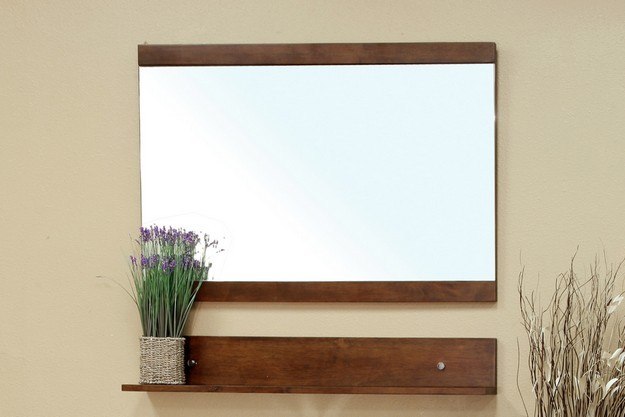BELLATERRA HOME 203139 SOLID WOOD FRAME MIRROR