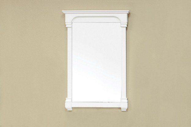 BELLATERRA HOME 205024-MIRROR-WH 24 INCH SOLID WOOD FRAME MIRROR