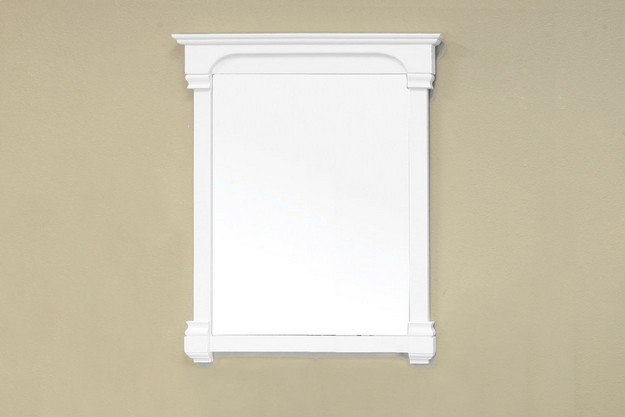 BELLATERRA HOME 205042-MIRROR-WH 36 INCH SOLID WOOD FRAME MIRROR-WHITE