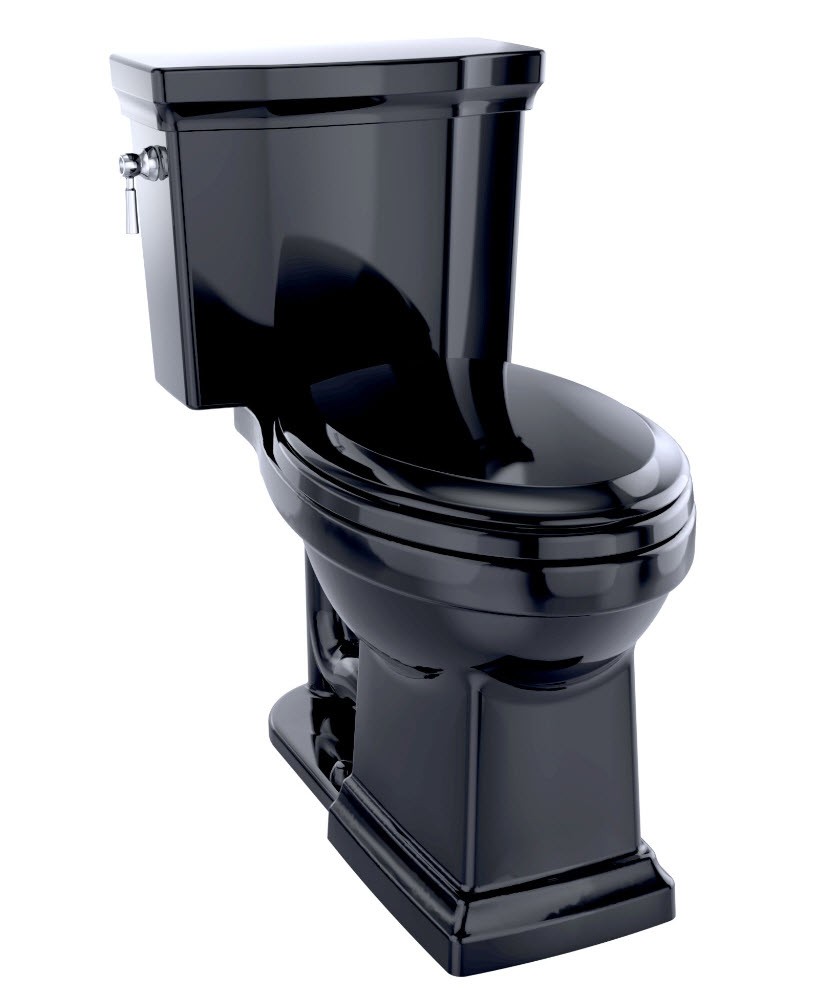 TOTO CST404CEF#51 PROMENADE II TWO-PIECE TOILET - 1.28 GPF WITHOUT CEFIONTECT - EBONY