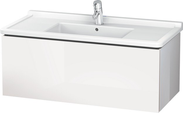 DURAVIT LC6166 L-CUBE 40-1/8 X 18-1/2 INCH VANITY UNIT WALL-MOUNTED, WITH ONE PULL-OUT COMPARTMENT