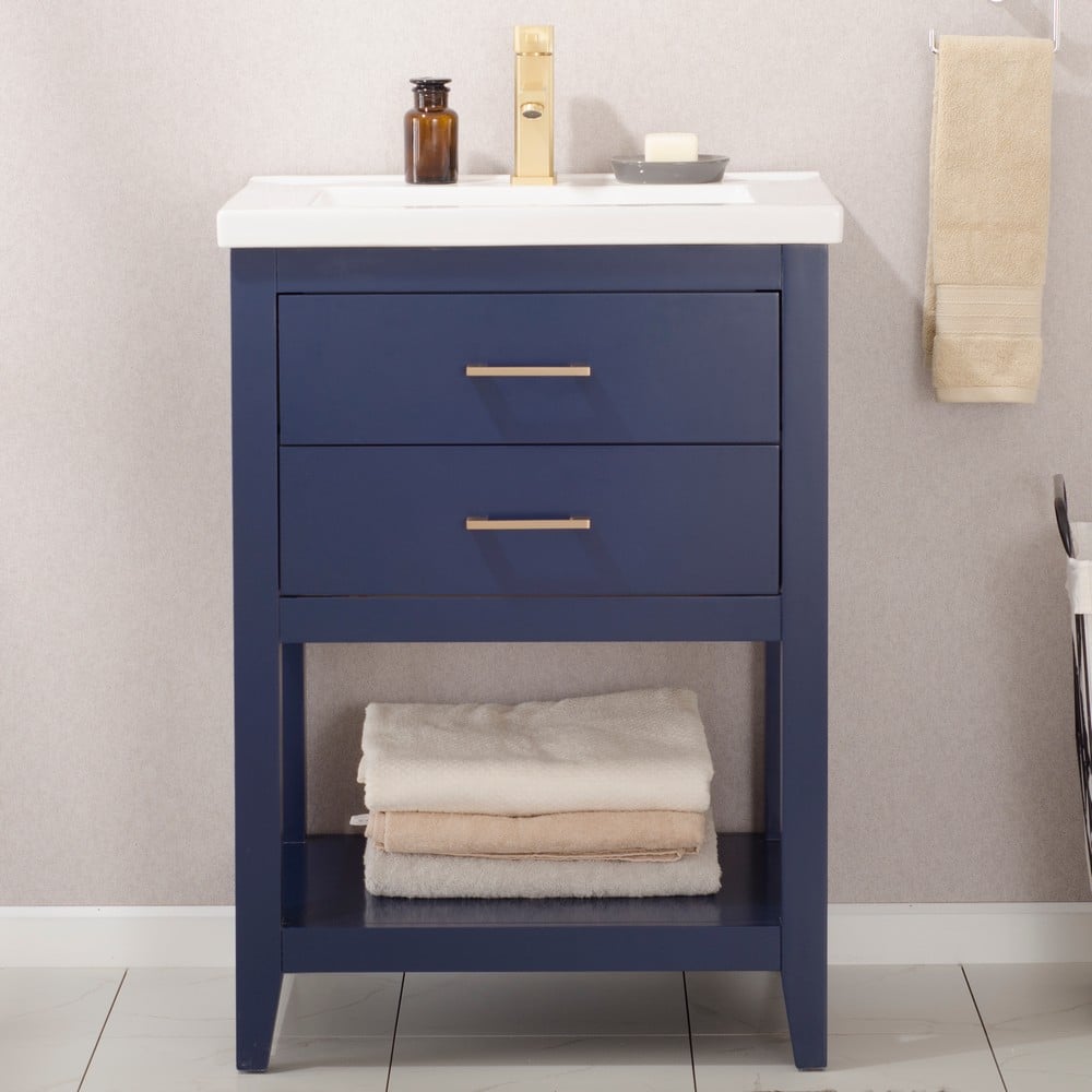 DESIGN ELEMENT S02-24-BLU CARA 24 INCH BATH VANITY IN BLUE