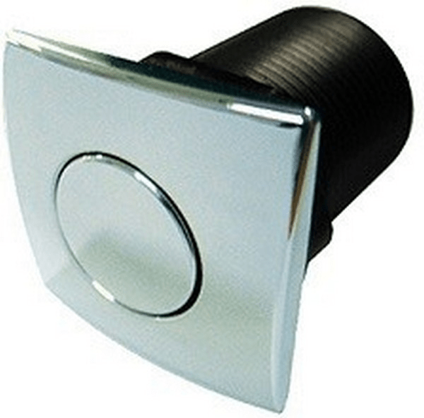 FRANKE WD930CH COUNTER MOUNTED SQUARE AIR SWITCH TO OPERATE CONTINUOUS FEED DISPOSERS - CHROME