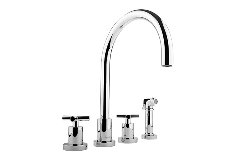 GRAFF G-4320-C4 INFINITY KITCHEN FAUCET WITH SIDE SPRAY