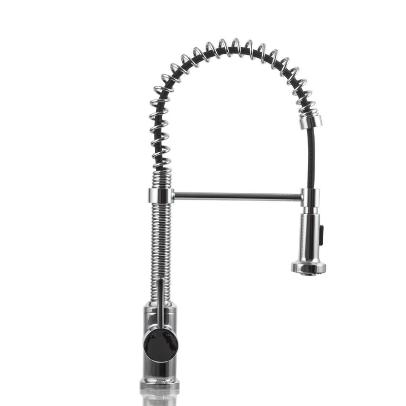 STRICTLY KF100 COIL SPRING SINGLE HOLE PULL-DOWN KITCHEN FAUCET