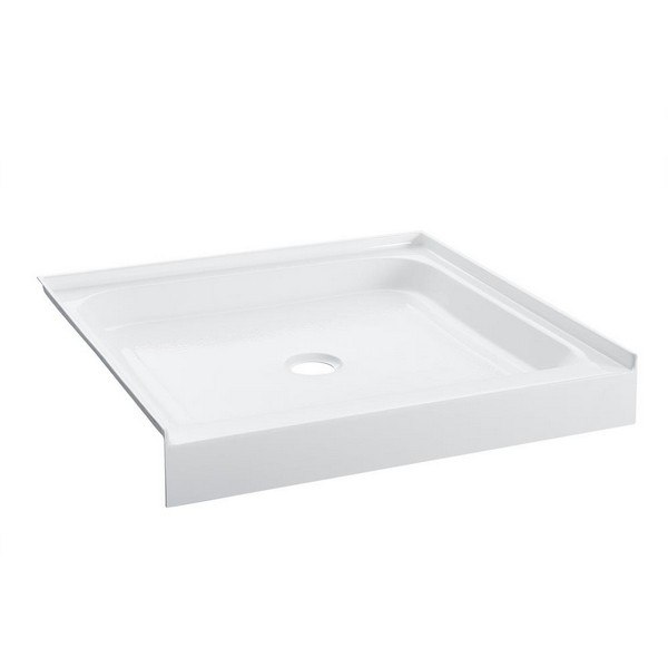 SWISS MADISON SM-SB511 VOLTAIRE 36 X 36 INCH ACRYLIC SINGLE-THRESHOLD SHOWER BASE WITH CENTER DRAIN