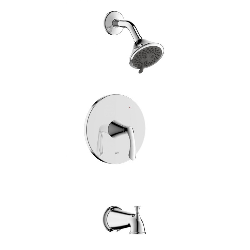 ULTRA FAUCETS UF7090 STILLETO SINGLE HANDLE TUB AND SHOWER TRIM