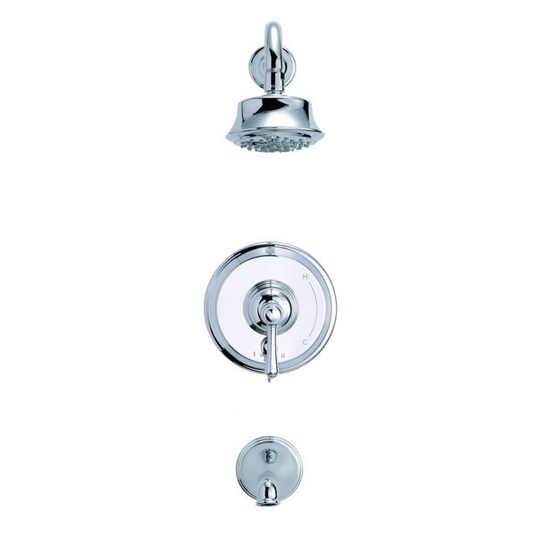 DANZE D500057TC OPULENCE TUB AND SHOWER TRIM KIT AND 5-FUNCTION SHOWERHEAD, 1.75 GPM
