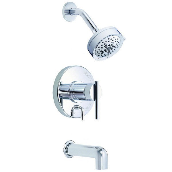 DANZE D512058TC PARMA TUB AND SHOWER TRIM KIT WITH DIVERTER 5-FUNCTION SHOWERHEAD, 2.0 GPM