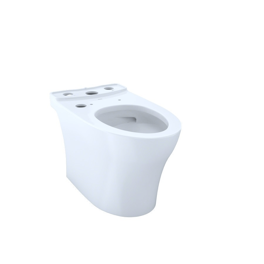 TOTO CT446CUFGT40 AQUIA IV ELONGATED UNIVERSAL HEIGHT SKIRTED TOILET BOWL WITH CEFIONTECT,WASHLET+ READY