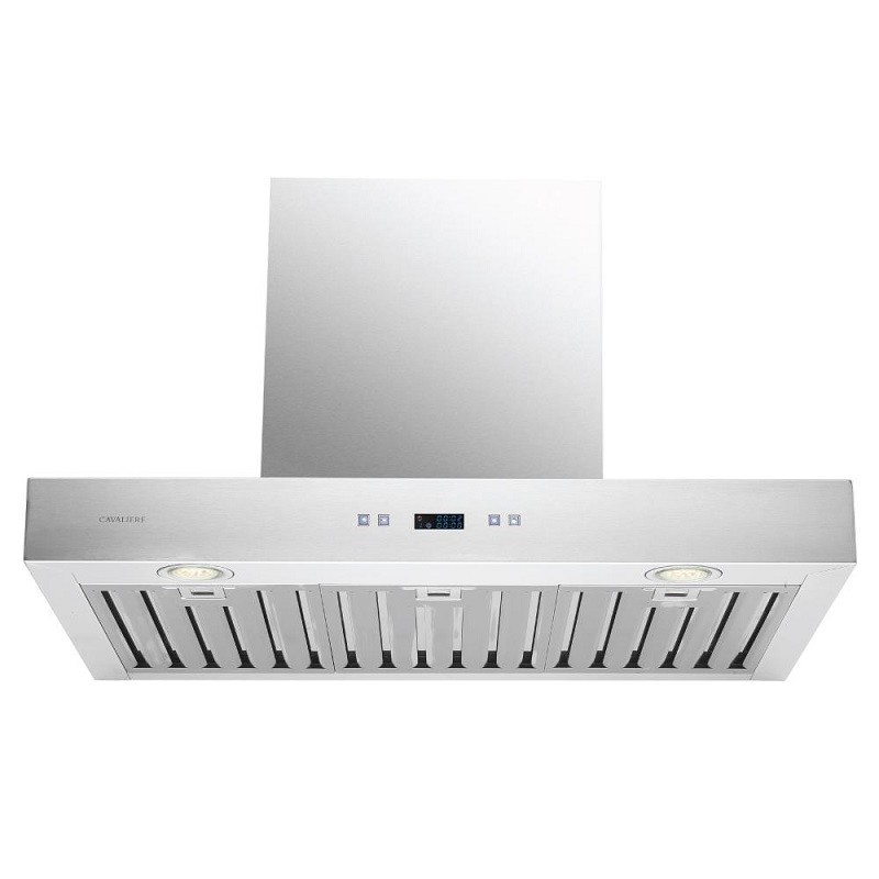 CAVALIERE SV218Z-30 DANTE 30 INCH WALL MOUNTED RANGE HOOD IN STAINLESS STEEL WITH TOUCH SENSITIVE LED CONTROL PANEL