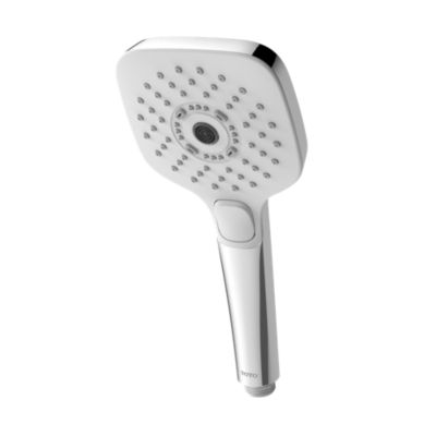 TOTO TBW02015U4 G SERIES SQUARE THREE SPRAY MODES 4 INCH 1.75 GPM HANDSHOWER WITH ACTIVE WAVE, COMFORT WAVE, AND WARM SPA