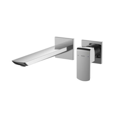 TOTO TLG02311U GR 1.2 GPM WALL-MOUNT SINGLE-HANDLE BATHROOM FAUCET WITH COMFORT GLIDE TECHNOLOGY