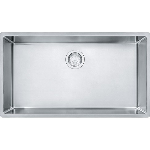 FRANKE CUX11030 CUBE 31-1/2 INCH UNDERMOUNT SINGLE BOWL STAINLESS STEEL KITCHEN SINK