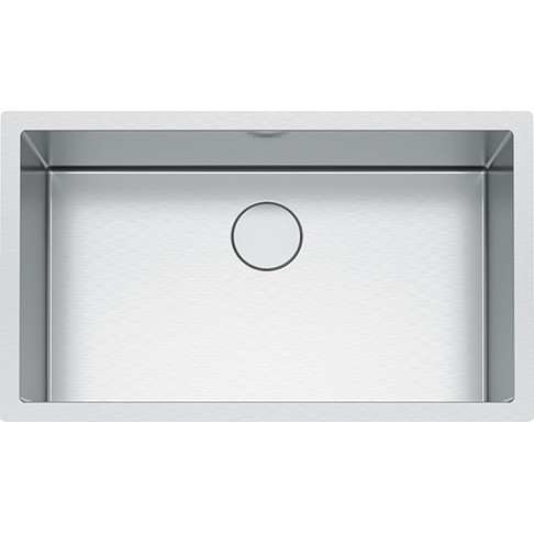 FRANKE PS2X110-30-12 PROFESSIONAL 2.0 SERIES 32-1/2 INCH UNDERMOUNT SINGLE BOWL STAINLESS STEEL SINK, 16-GAUGE