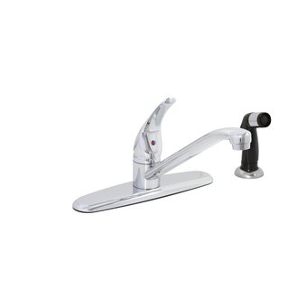 PREMIER 120003LF BAYVIEW LEAD-FREE SINGLE-HANDLE KITCHEN FAUCET WITH SPRAY, CHROME