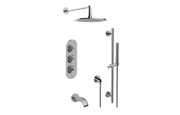 GRAFF GL3.612WV-LM45E0-T PHASE FULL THERMOSTATIC SHOWER SYSTEM (TRIM ONLY)