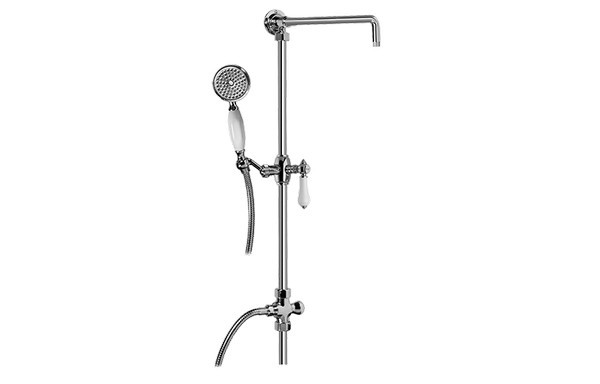 GRAFF G-8934-LC1S CANTERBURY 40-3/8 INCH EXPOSED RISER WITH 3-1/16 INCH HANDSHOWER