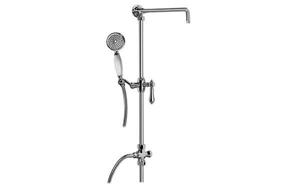 GRAFF G-8934-LM34S CANTERBURY 40-3/8 INCH EXPOSED RISER WITH 3-1/16 INCH HANDSHOWER