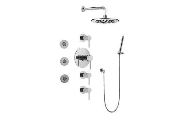 GRAFF GB1.122A-LM37S M.E.25 FULL THERMOSTATIC SHOWER SYSTEM (ROUGH AND TRIM)