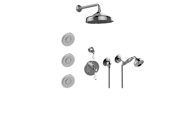 GRAFF GS2.122SG-LC1E0-T CANTERBURY FULL THERMOSTATIC SHOWER SYSTEM (TRIM ONLY)