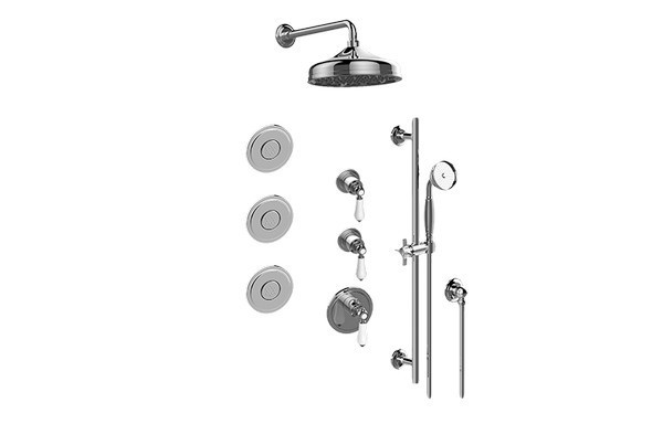 GRAFF GS3.112SH-LC1E0-T CANTERBURY FULL THERMOSTATIC SHOWER SYSTEM (TRIM ONLY)