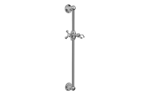 GRAFF G-8601-C3S 22 INCH TRADITIONAL WALL-MOUNTED SLIDE BAR