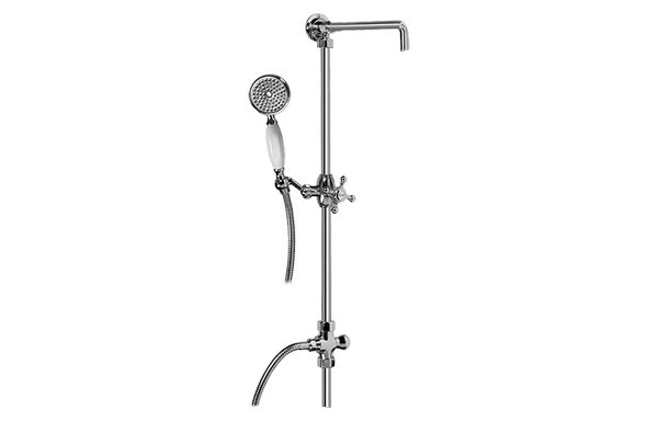 GRAFF G-8932-C2S CANTERBURY 40-3/8 INCH EXPOSED RISER WITH 3-1/16 INCH HANDSHOWER