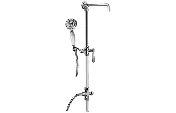 GRAFF G-8932-LM34S CANTERBURY 40-3/8 INCH EXPOSED RISER WITH 3-1/16 INCH HANDSHOWER