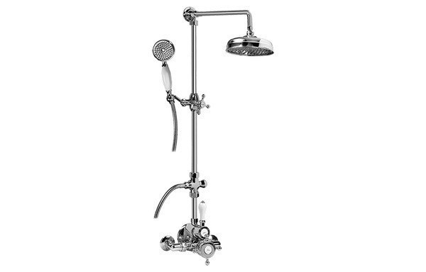 GRAFF CD2.02-C2S CANTERBURY EXPOSED THERMOSTATIC SHOWER SYSTEM WITH HANDSHOWER (ROUGH AND TRIM)