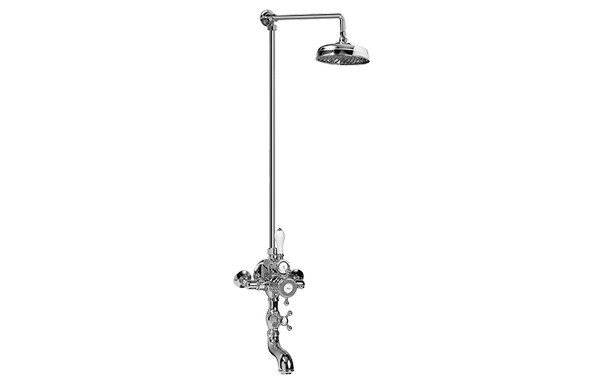 GRAFF CD3.02 CANTERBURY EXPOSED THERMOSTATIC TUB AND SHOWER SYSTEM (ROUGH AND TRIM)