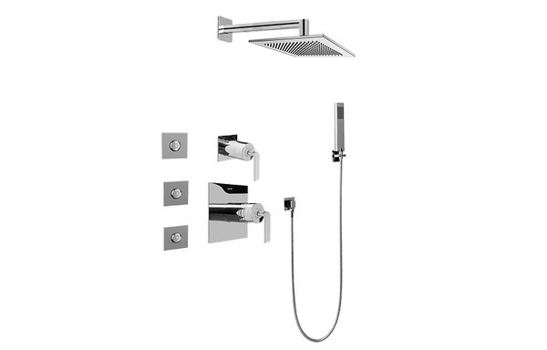 GRAFF GC5.122A-LM40S-T IMMERSION FULL THERMOSTATIC SHOWER SYSTEM WITH TRANSFER VALVE ( TRIM)