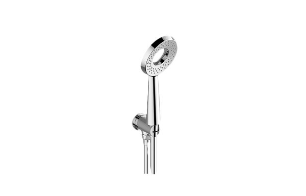 GRAFF G-8637-PC HANDSHOWER SET WITH WALL BRACKET AND INTEGRATED WALL SUPPLY ELBOW IN POLISHED CHROME