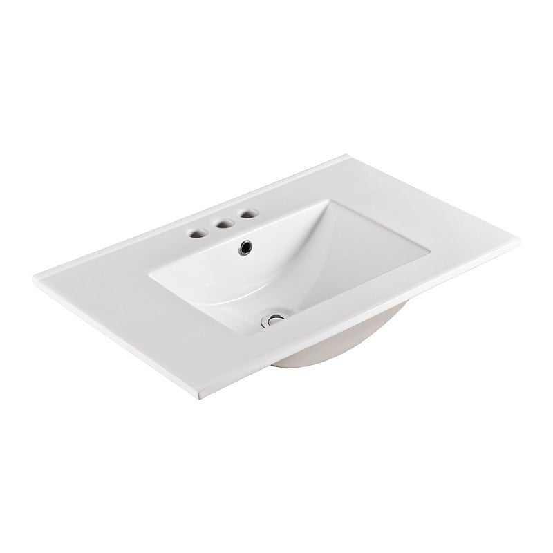 BELLATERRA 303018 30 INCH SINGLE SINK CERAMIC TOP